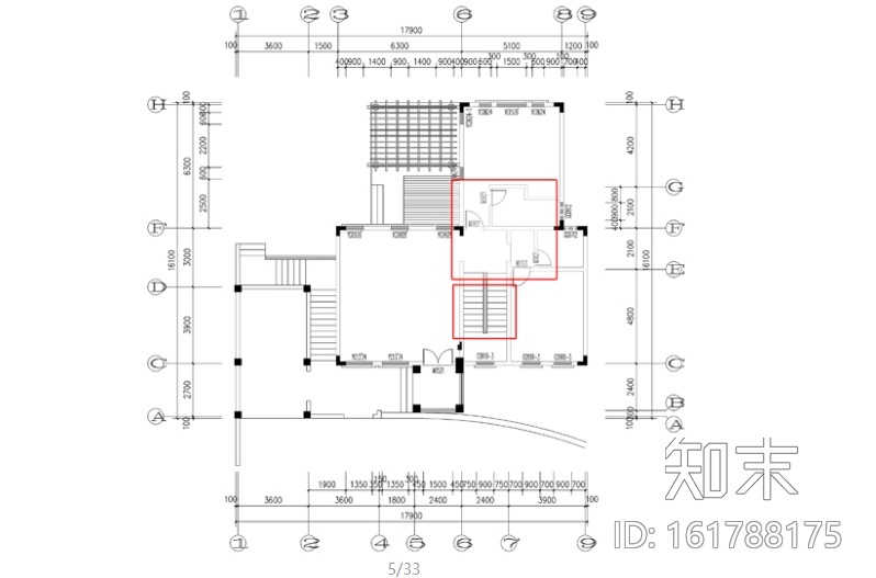 [郑州]五云山定制庄园别墅样板间设计施工图（附方案）cad施工图下载【ID:161788175】