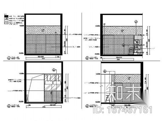 [哈尔滨]美国跨国连锁现代高档餐厅装修施工图（含方案）cad施工图下载【ID:167467161】