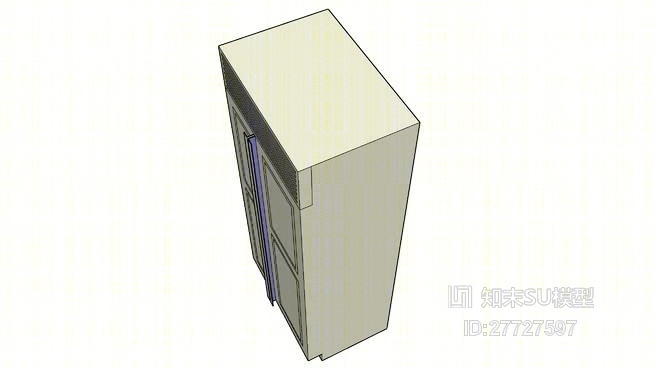 冰箱SU模型下载【ID:27727597】