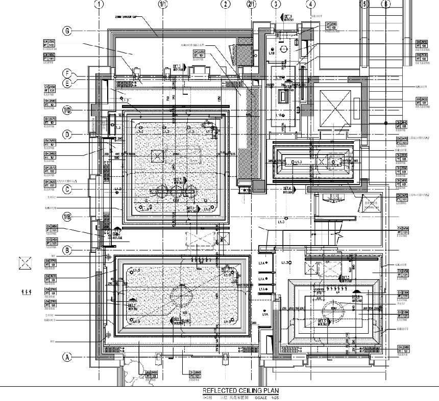 [上海]静安府叠层E2户型别墅施工图_效果图cad施工图下载【ID:167173117】