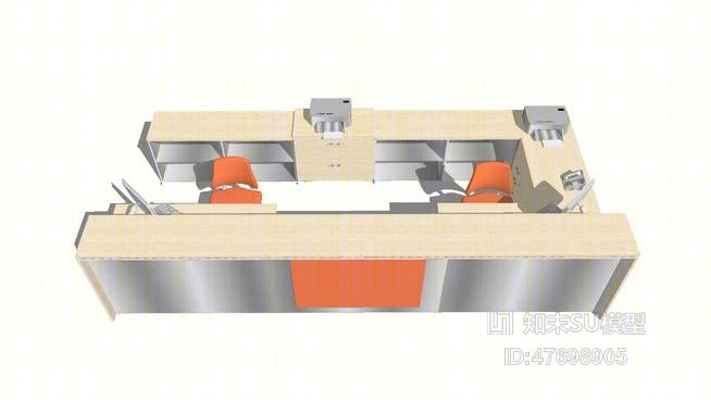 办公室SU模型下载【ID:47698905】