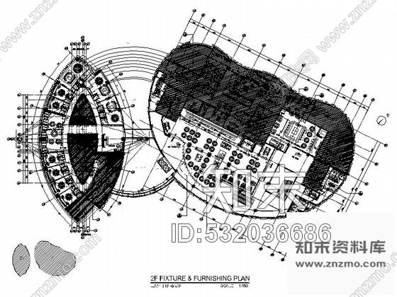 施工图上海高档五星级酒店日本餐厅装修图含效果施工图下载【ID:532036686】