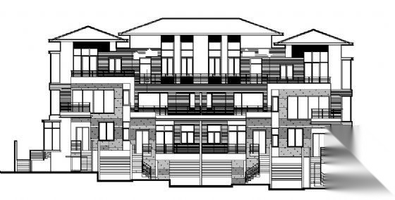 丹堤A区18、19号楼建筑施工图cad施工图下载【ID:149902165】