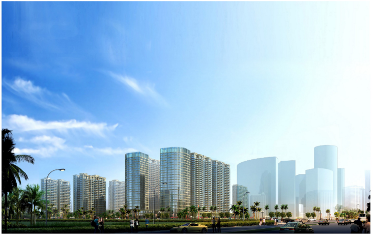 [海南]海阔天空国瑞城住宅区规划设计方案文本cad施工图下载【ID:166308182】