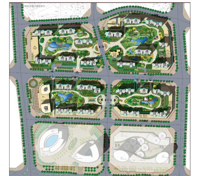 [海南]海阔天空国瑞城住宅区规划设计方案文本cad施工图下载【ID:166308182】