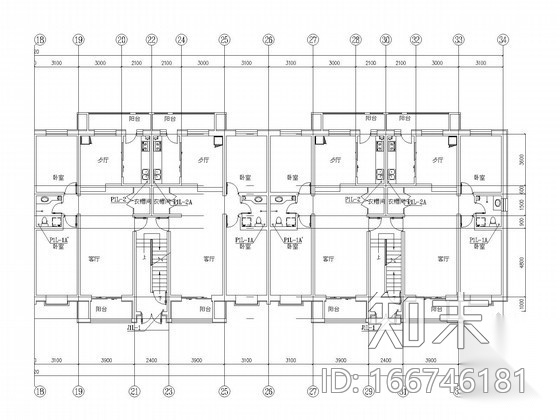 [河北]小区住宅楼群给排水消防施工图cad施工图下载【ID:166746181】