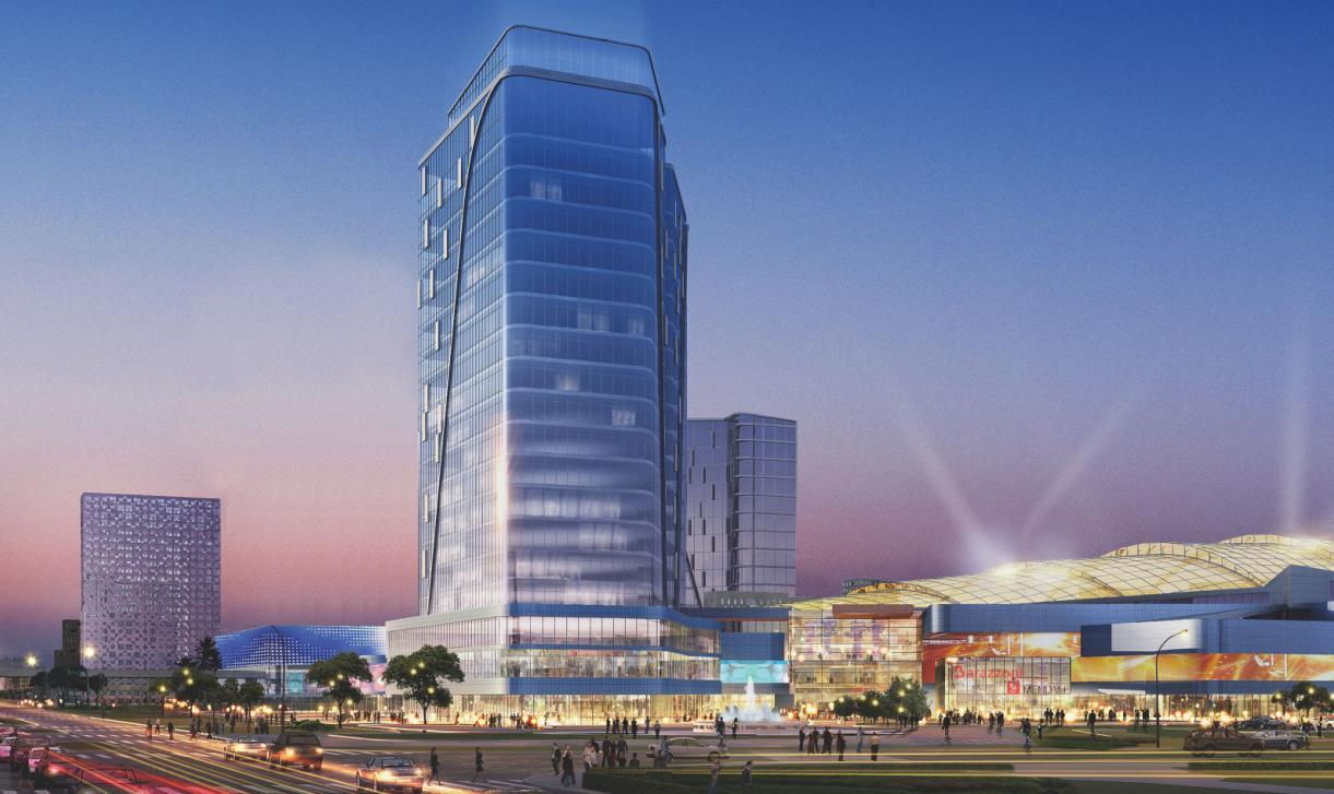[陕西]高层现代风格多业态城市综合体建筑设计方案文本cad施工图下载【ID:151737121】