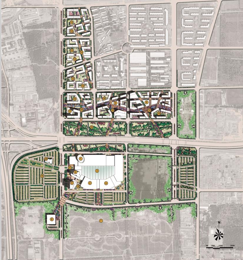 [陕西]高层现代风格多业态城市综合体建筑设计方案文本cad施工图下载【ID:151737121】