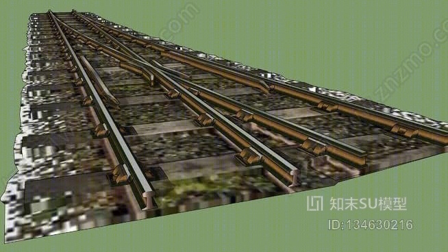 “生态铁路…N/Gauge“…左长点…过去的蒸汽日……SU模型下载【ID:134630216】