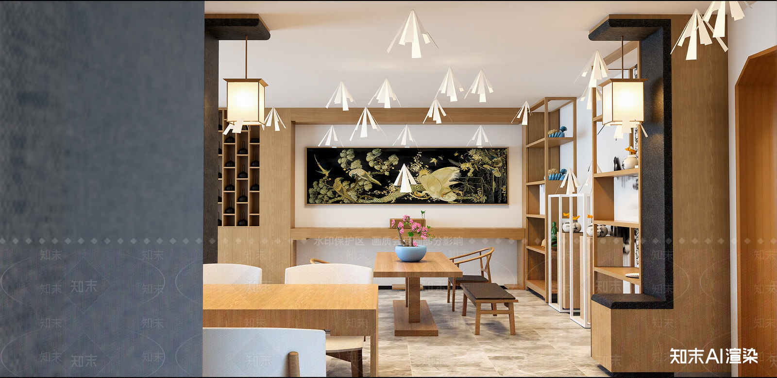 中式书店SU模型下载【ID:1215949113】