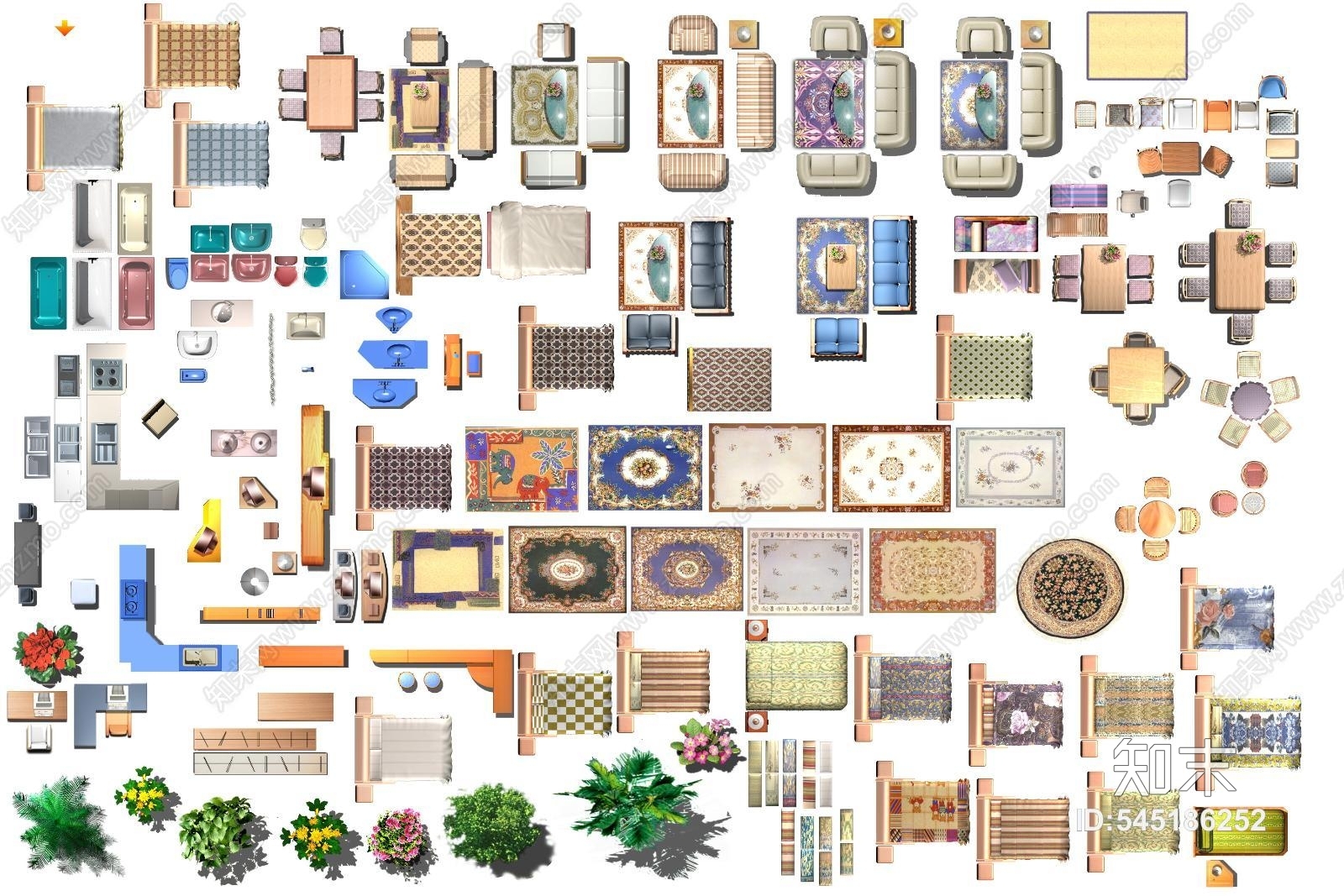 家装常用图库贴图下载【ID:545186252】