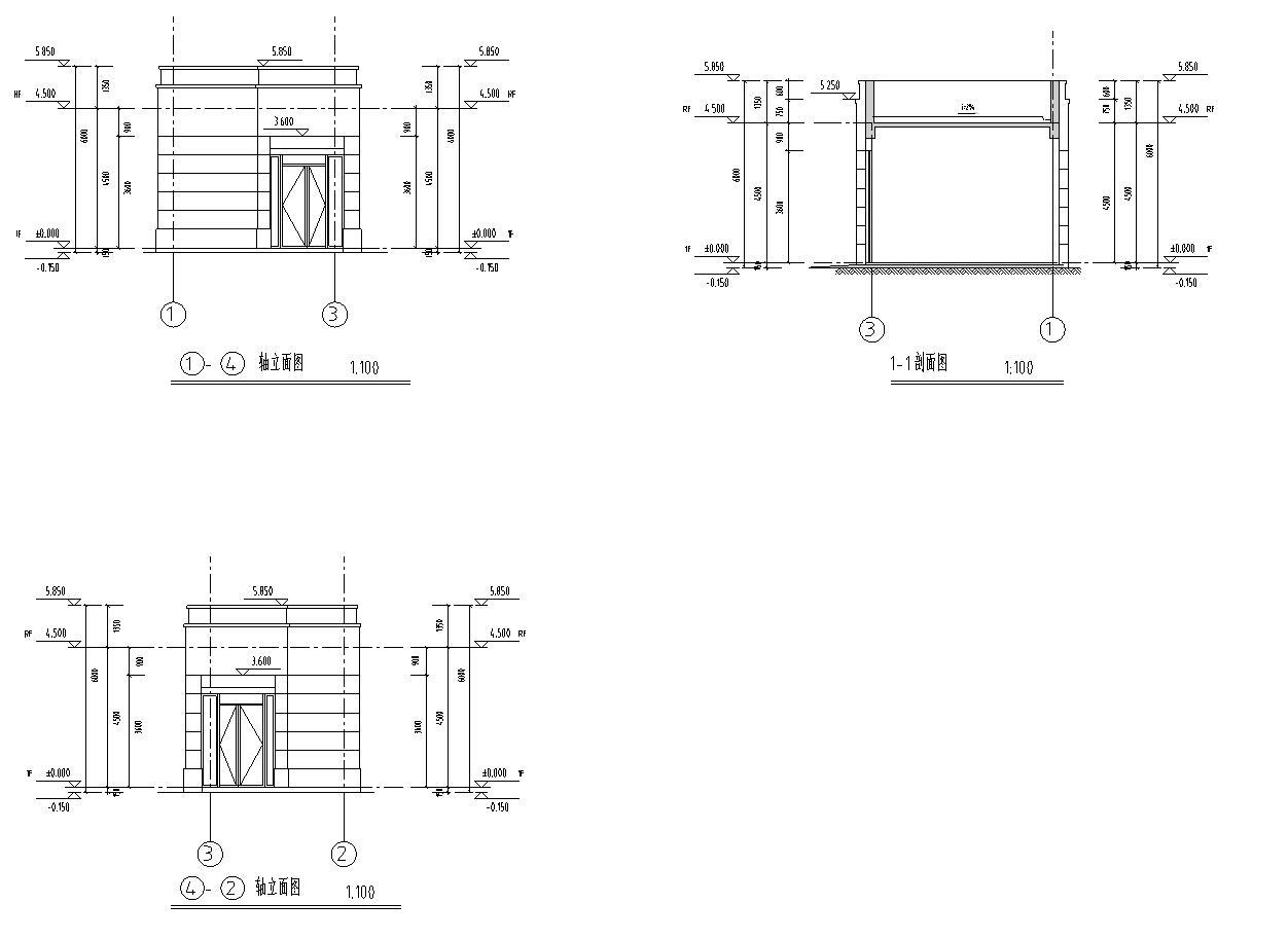 [江西]南昌科技大学东侧建筑施工图设计（CAD）cad施工图下载【ID:149585139】