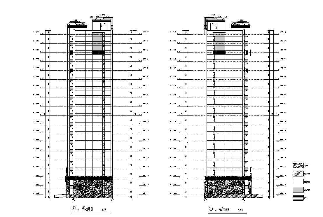 [江西]南昌科技大学东侧建筑施工图设计（CAD）cad施工图下载【ID:149585139】