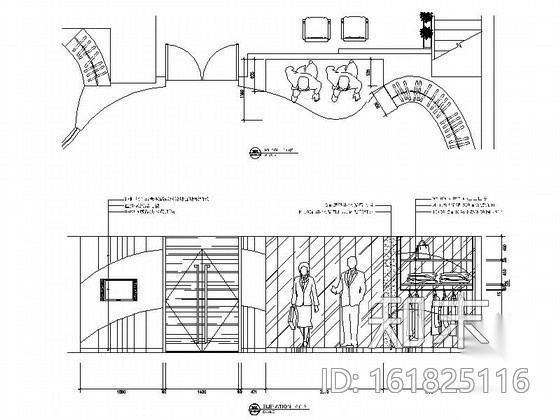[江苏]某品牌服饰办公室装修图cad施工图下载【ID:161825116】