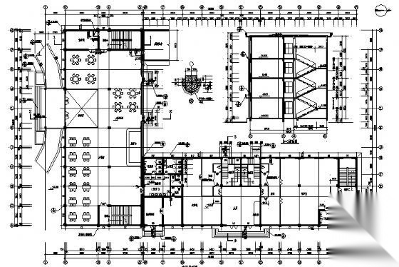 酒店建筑施工图cad施工图下载【ID:151522100】