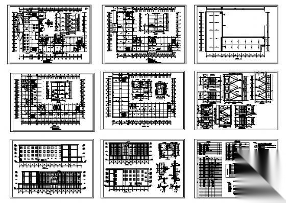 酒店建筑施工图cad施工图下载【ID:151522100】