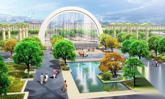 [河南]公园方案文本和施工图全套施工图下载【ID:168080163】