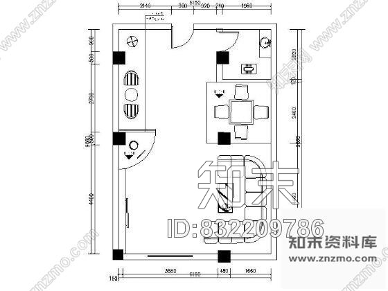 图块/节点54㎡商务包房详图cad施工图下载【ID:832209786】