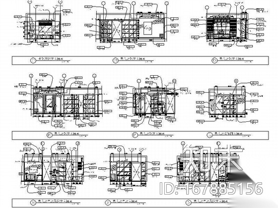 某总统套房装修设计图施工图下载【ID:167885156】