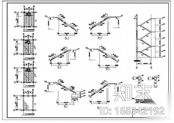 某农村砖混住宅结构图cad施工图下载【ID:168342192】