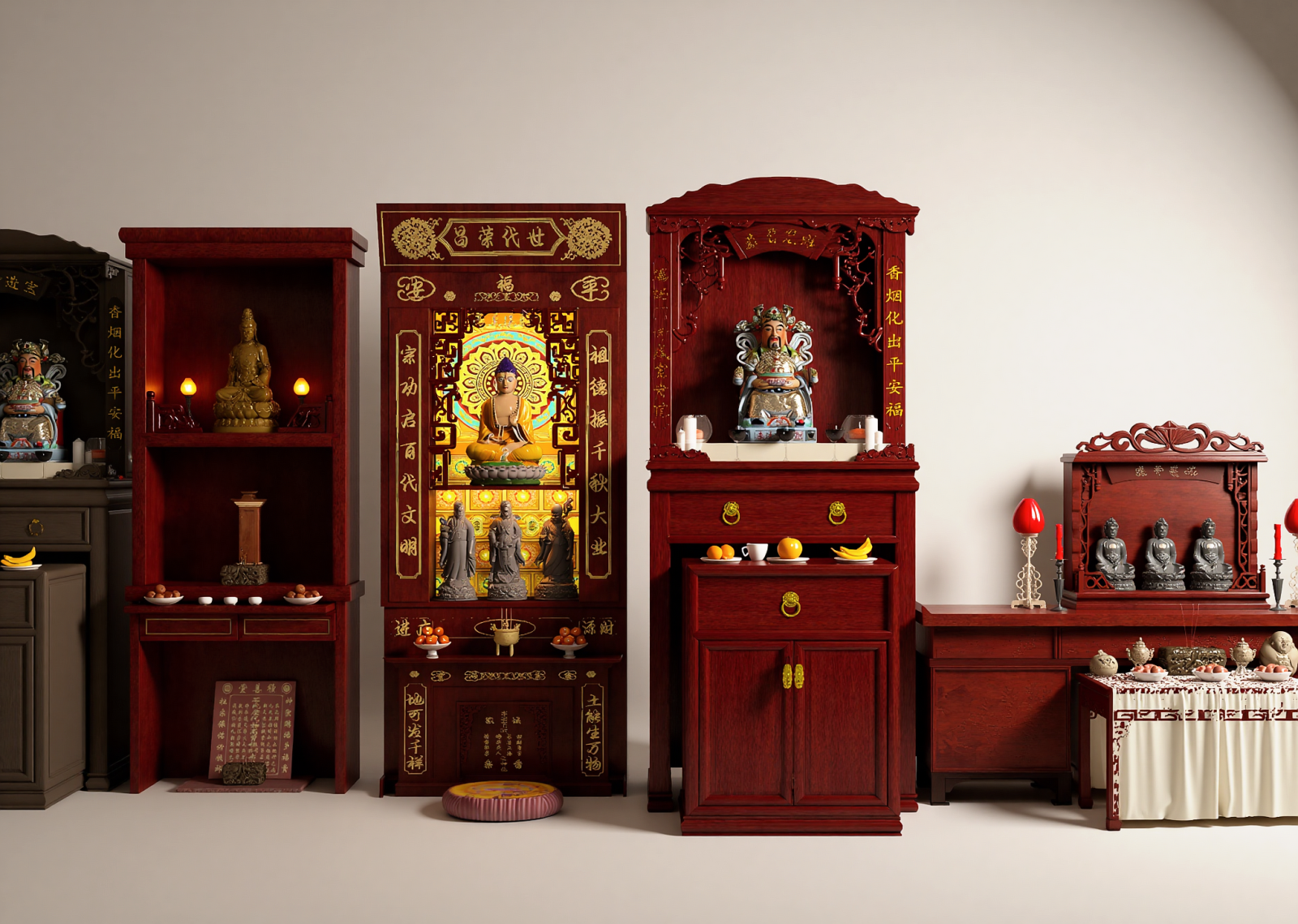 侘寂佛龛3D模型下载【ID:1215178056】