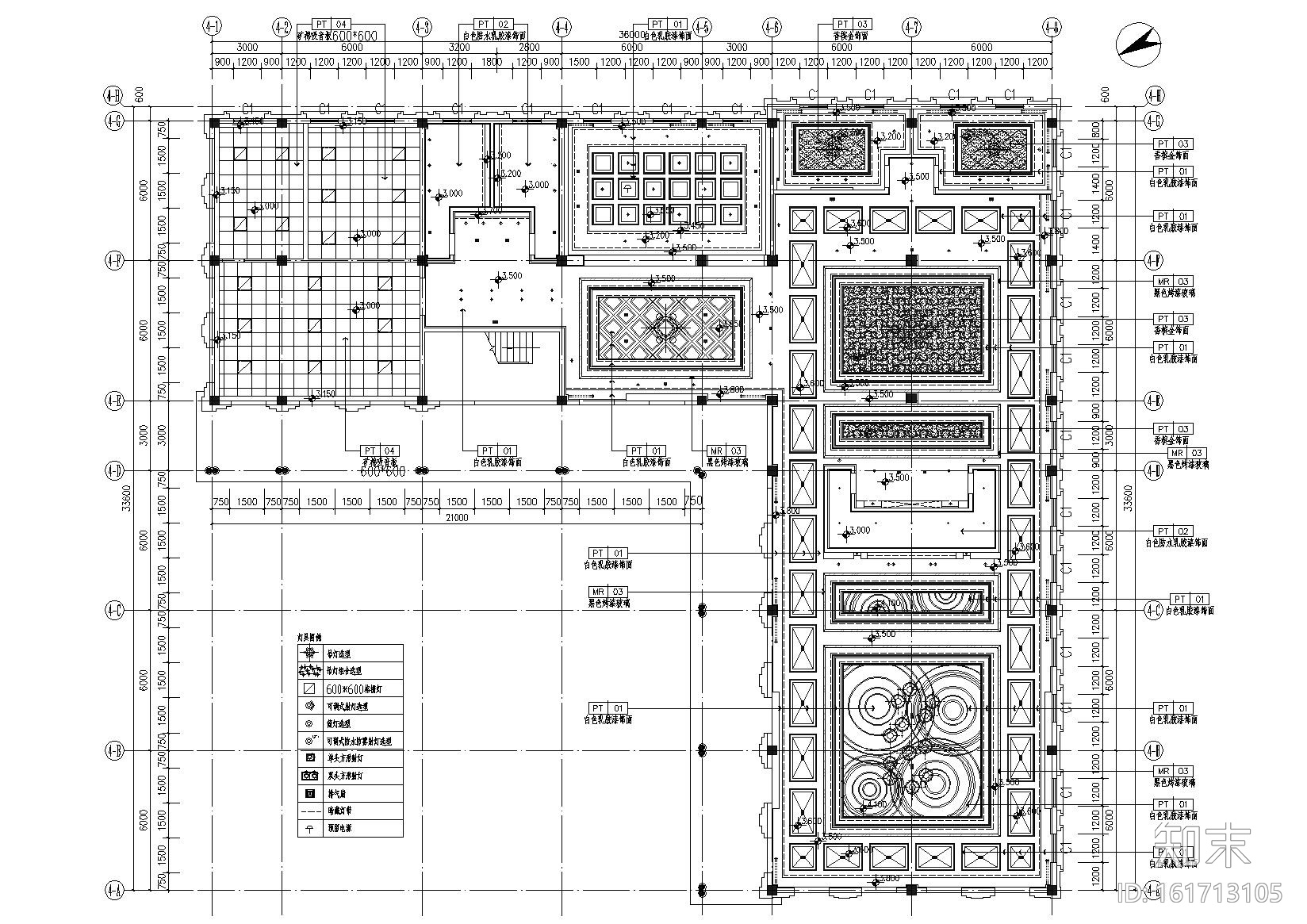 [江西]蓝岸香舍售楼处设计施工图+效果图cad施工图下载【ID:161713105】