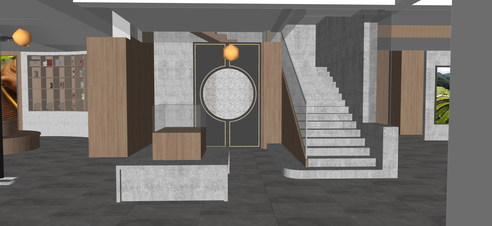 现代茶叶店SU模型下载【ID:1222224253】