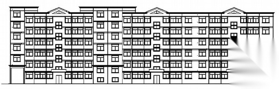 某六层节能住宅楼建筑施工图cad施工图下载【ID:164870169】