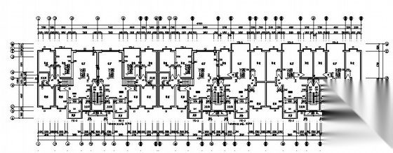 某六层节能住宅楼建筑施工图cad施工图下载【ID:164870169】