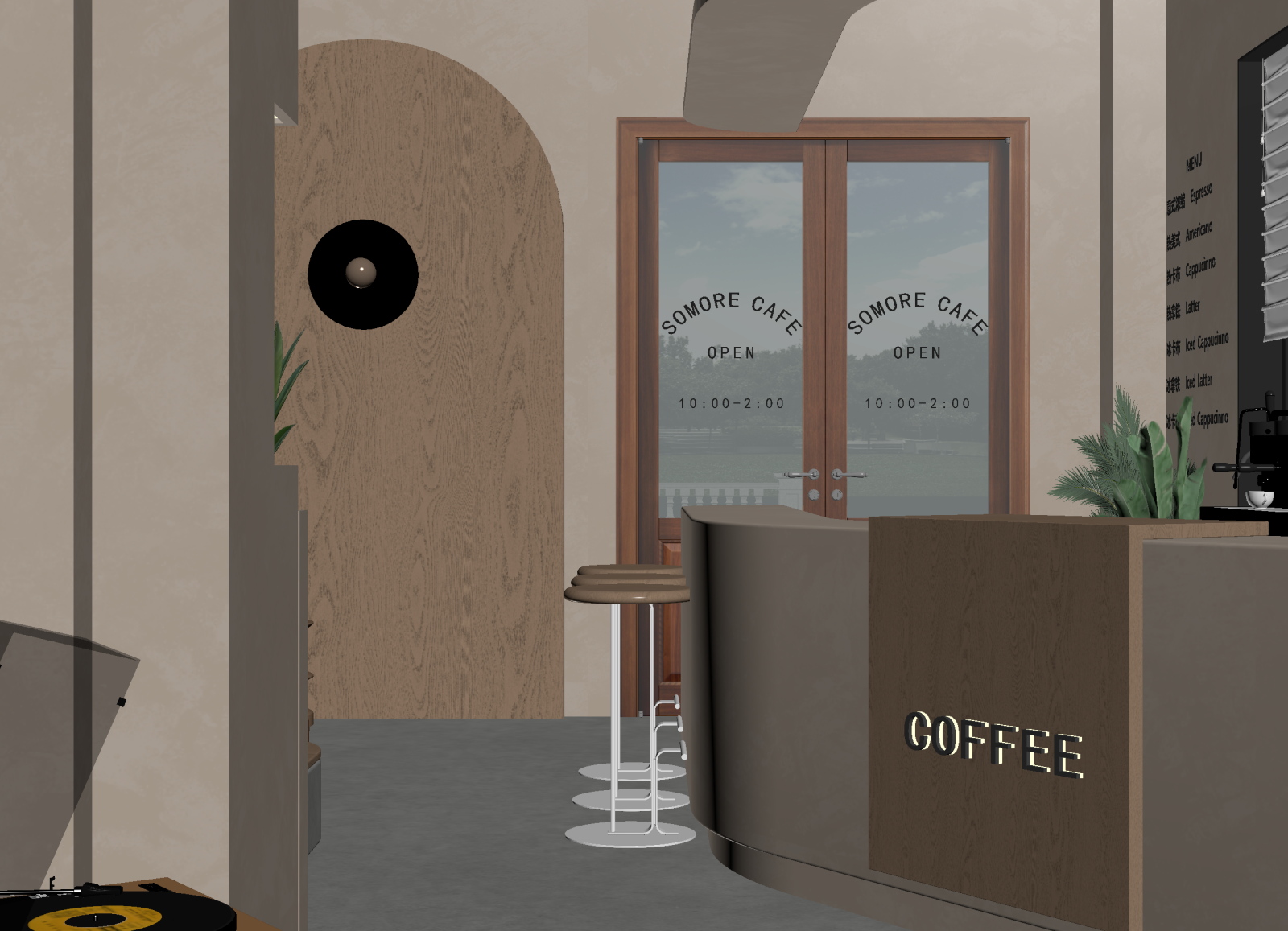 侘寂咖啡厅3D模型下载【ID:1214352221】