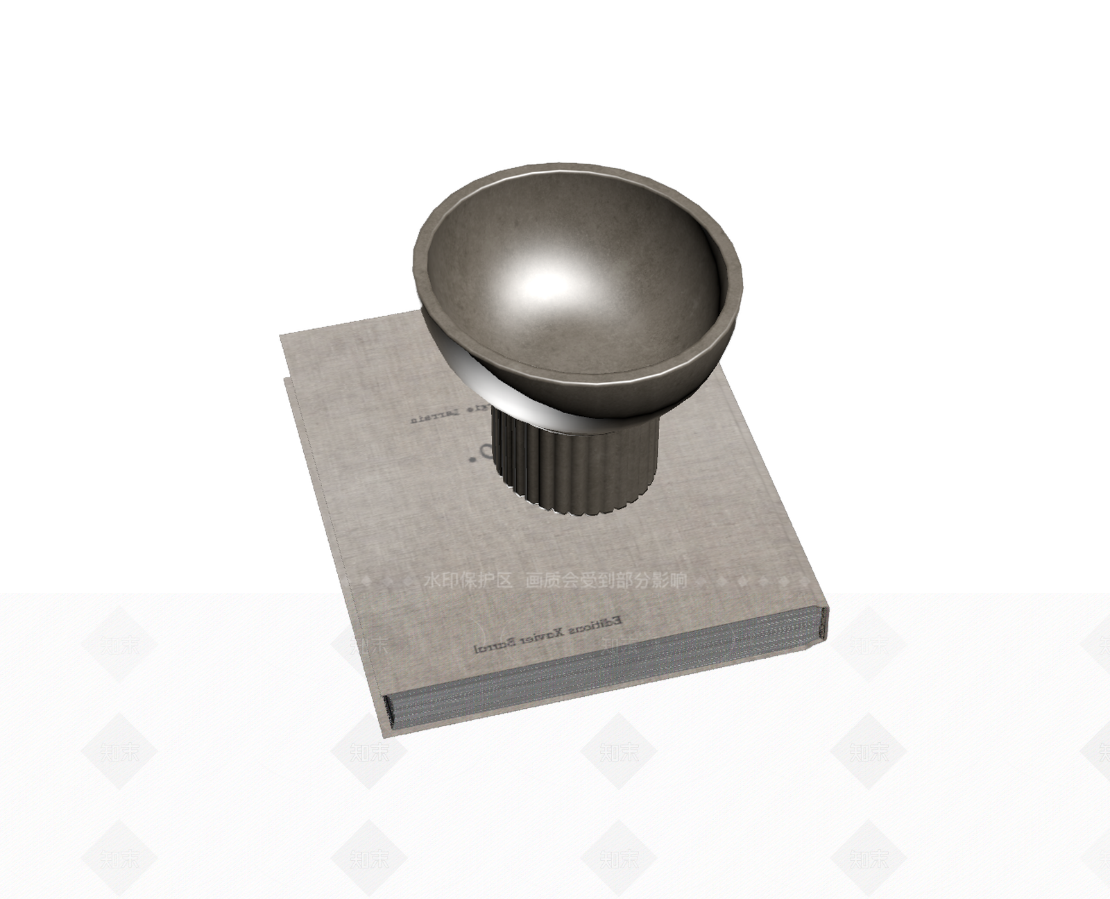 现代金属装饰摆件3D模型下载【ID:1205546470】