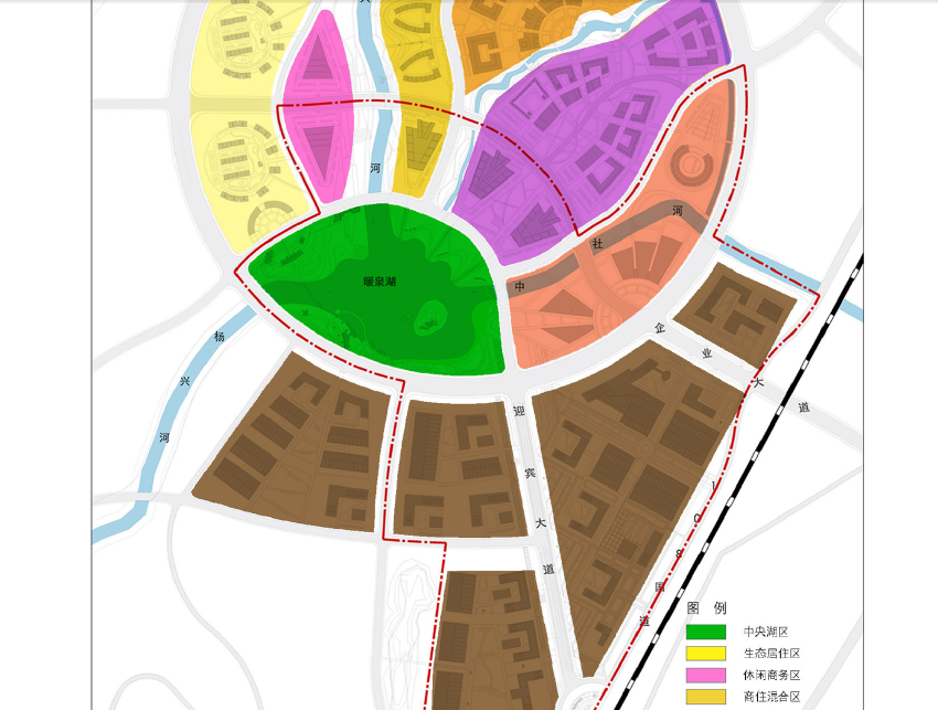 [山西]太原工业园区启动区重点地段城市设计方案文本cad施工图下载【ID:151715101】