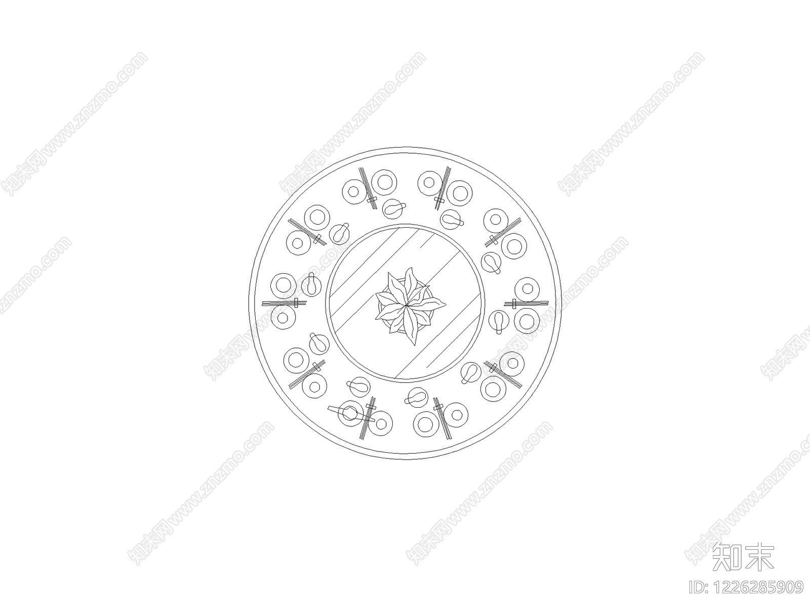 桌子CAD图纸