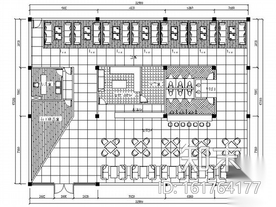 某蝴蝶主题咖啡屋室内设计CAD装饰图（含效果）cad施工图下载【ID:161764177】