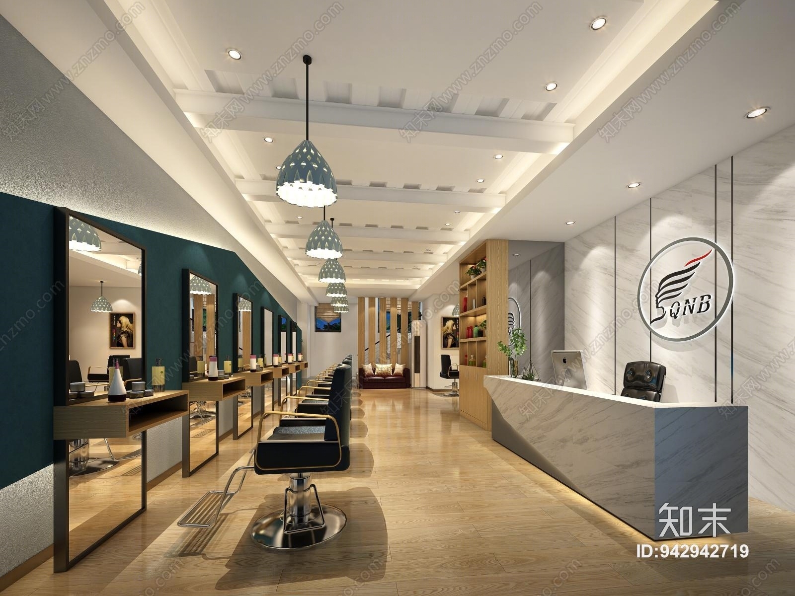 现代理发店3D模型下载【ID:942942719】