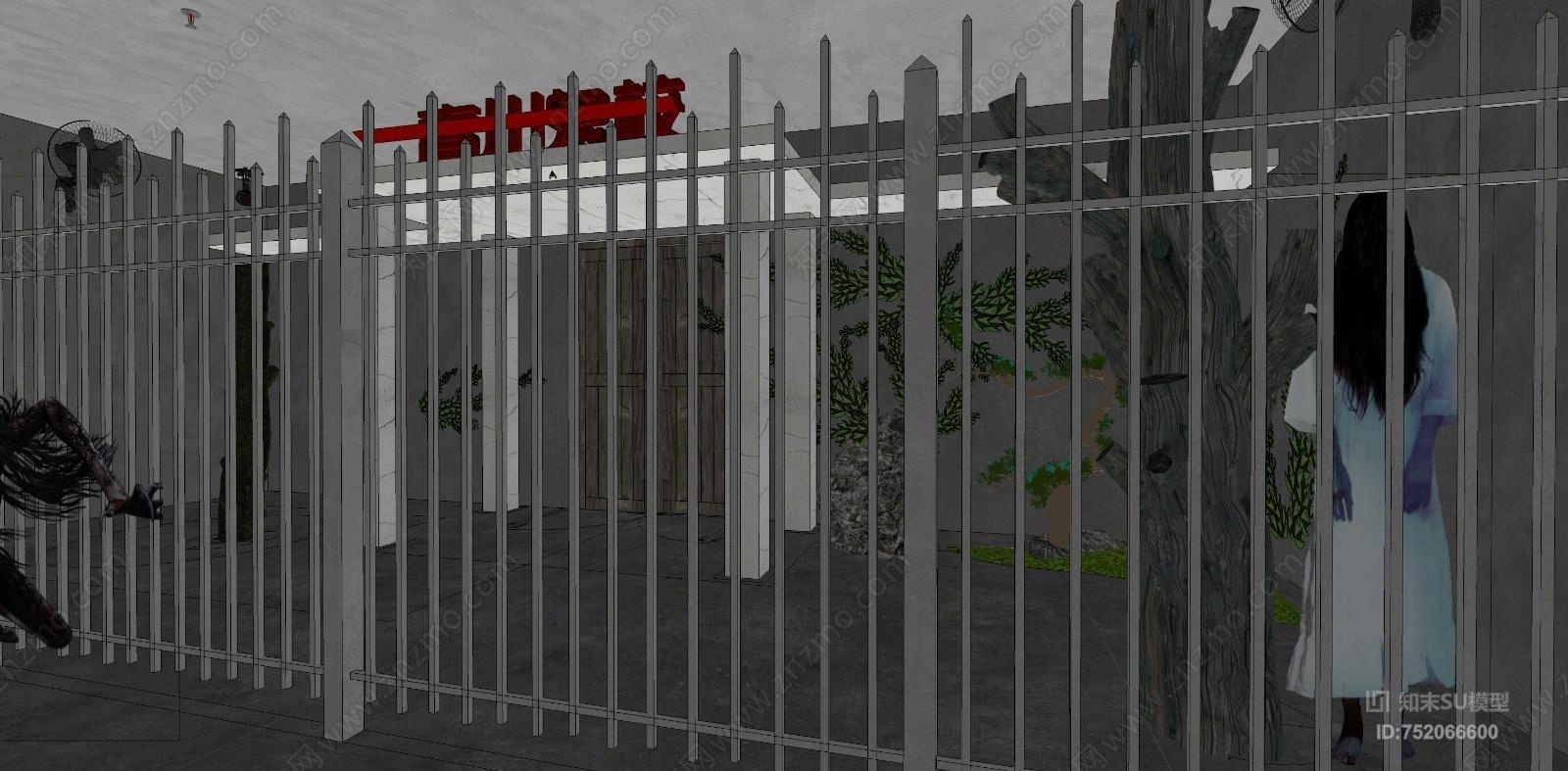 工业风格娱乐室SU模型下载【ID:752066600】