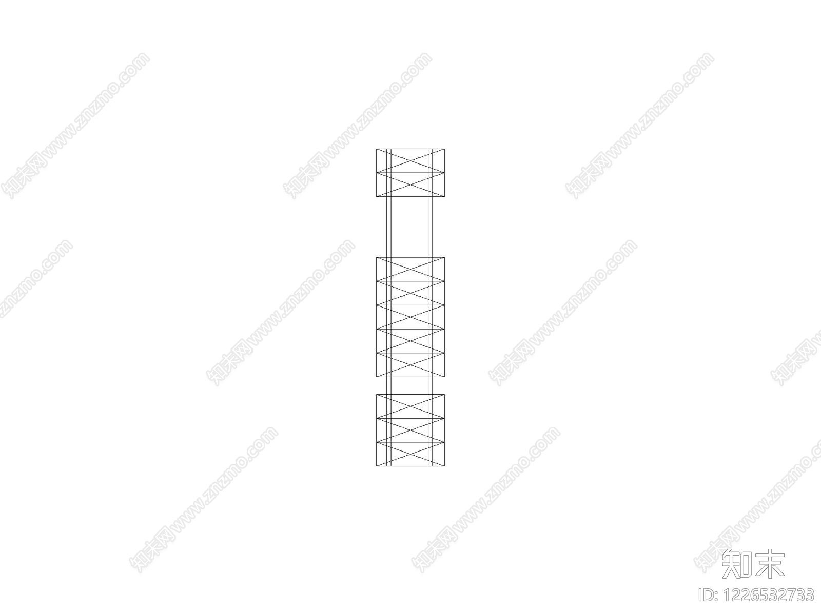现代综合硬装构件图库CAD图纸