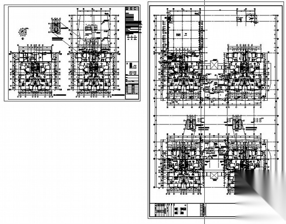 北京某十五层塔式商住楼施工图cad施工图下载【ID:149844166】