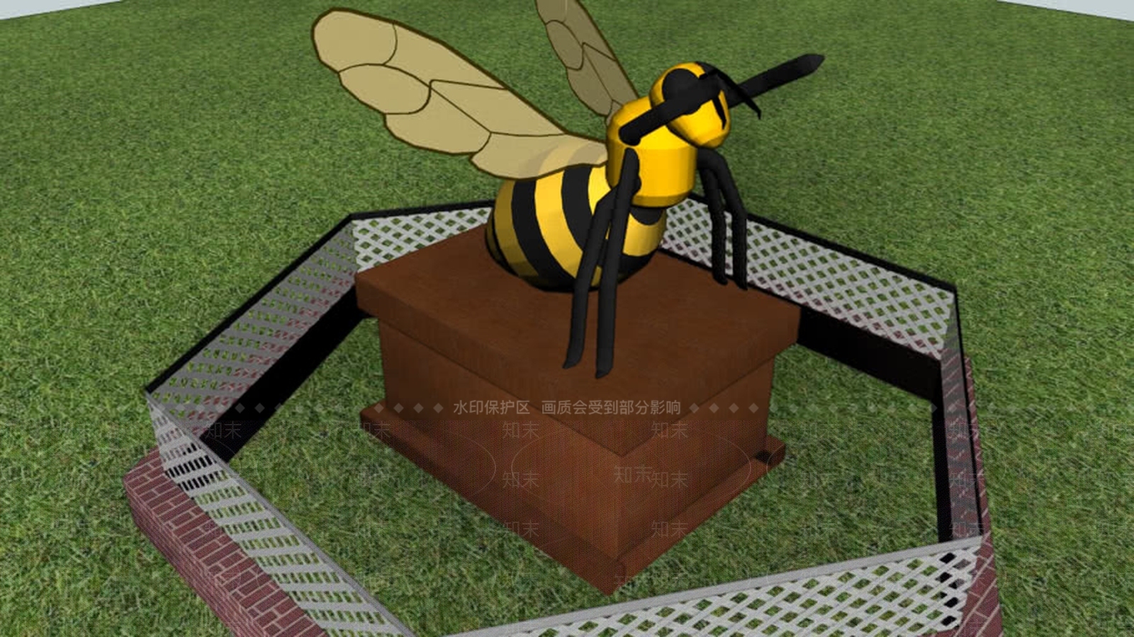 阿贝贾的雕像SU模型下载【ID:1162135267】