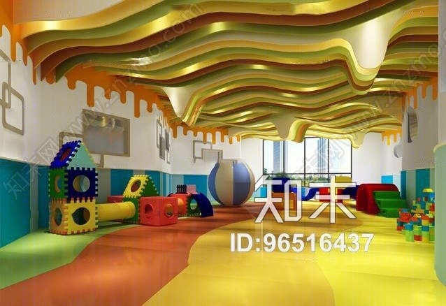 现代儿童游戏室3D模型下载【ID:96516437】