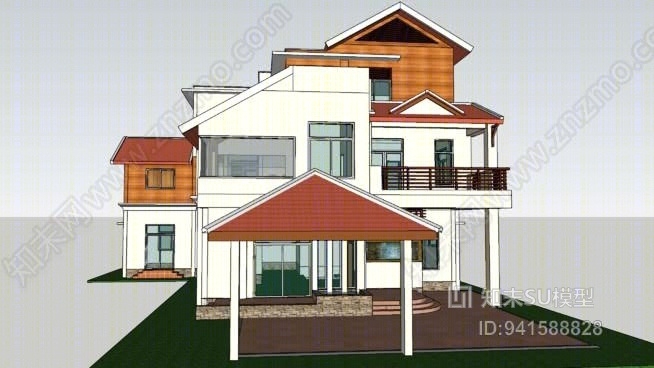 灯塔SU模型下载【ID:941588828】