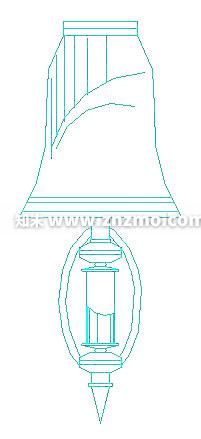 壁灯cad施工图下载【ID:177967190】