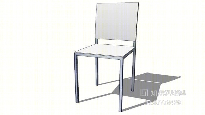 休闲椅SU模型下载【ID:37779420】