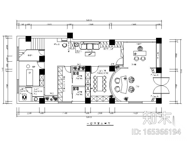 [株洲]某SPA专卖店室内装修图cad施工图下载【ID:165366194】