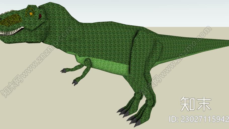 雷克斯霸王龙SU模型下载【ID:1161994775】