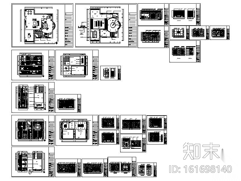 [株洲]某宾馆总统套房装饰施工图施工图下载【ID:161698140】