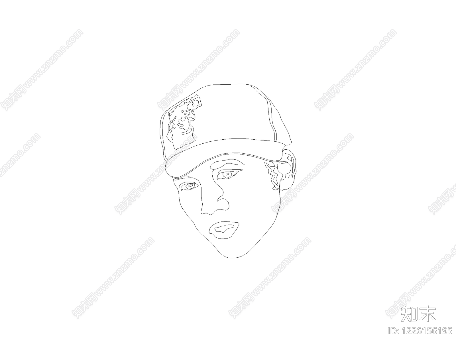 人物cad施工图下载【ID:1226156195】