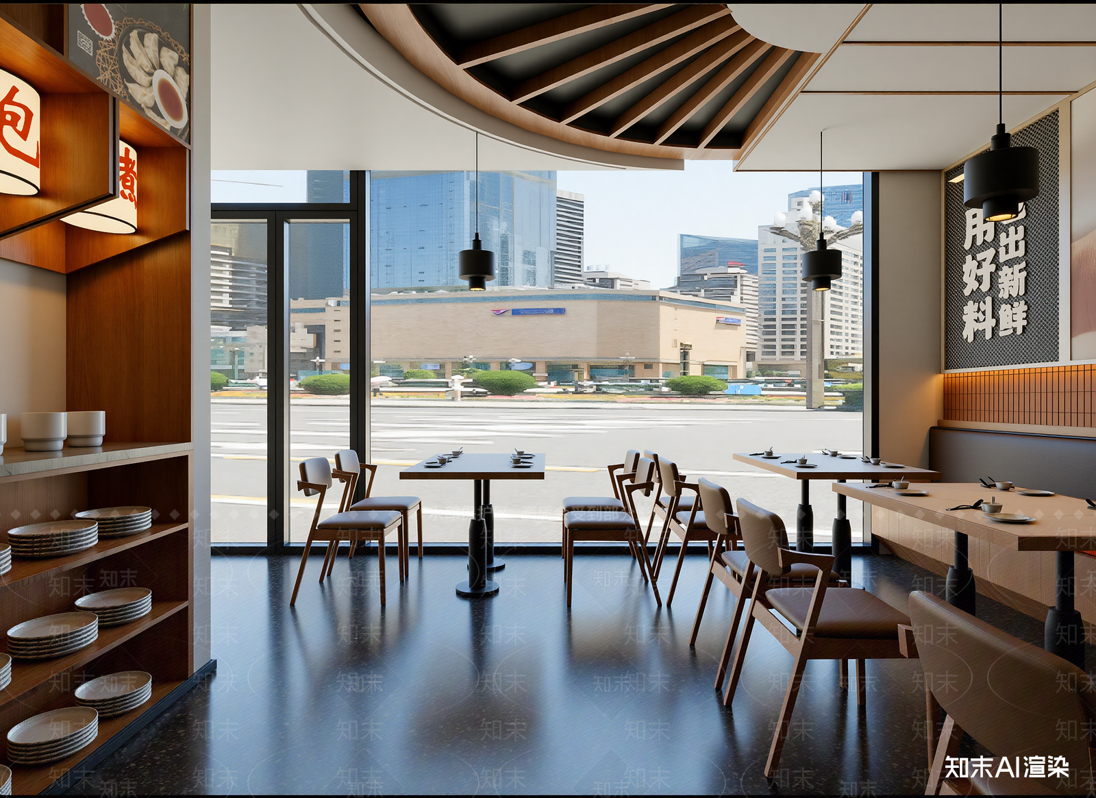 新中式快餐店3D模型下载【ID:1214241162】