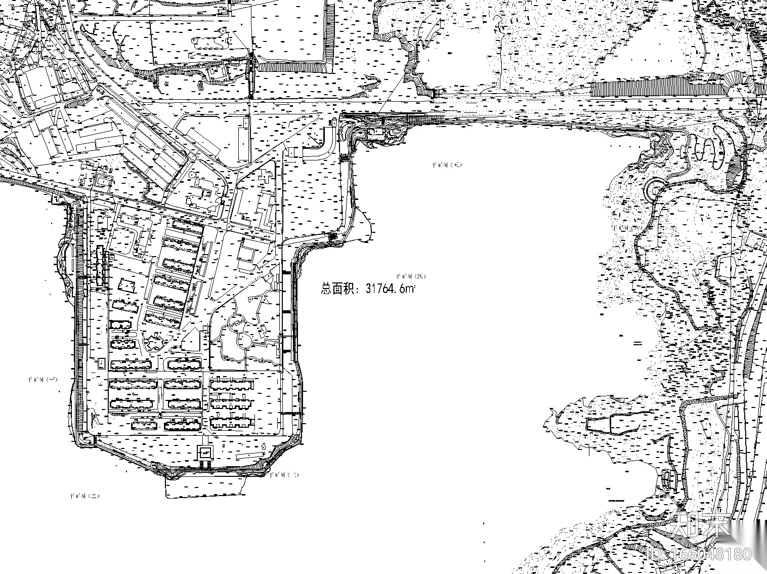 [广西]云南宁湖公园改造景观全套施工图（含水电施工图，...cad施工图下载【ID:166048180】