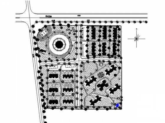 某小区规划设计图cad施工图下载【ID:167531151】